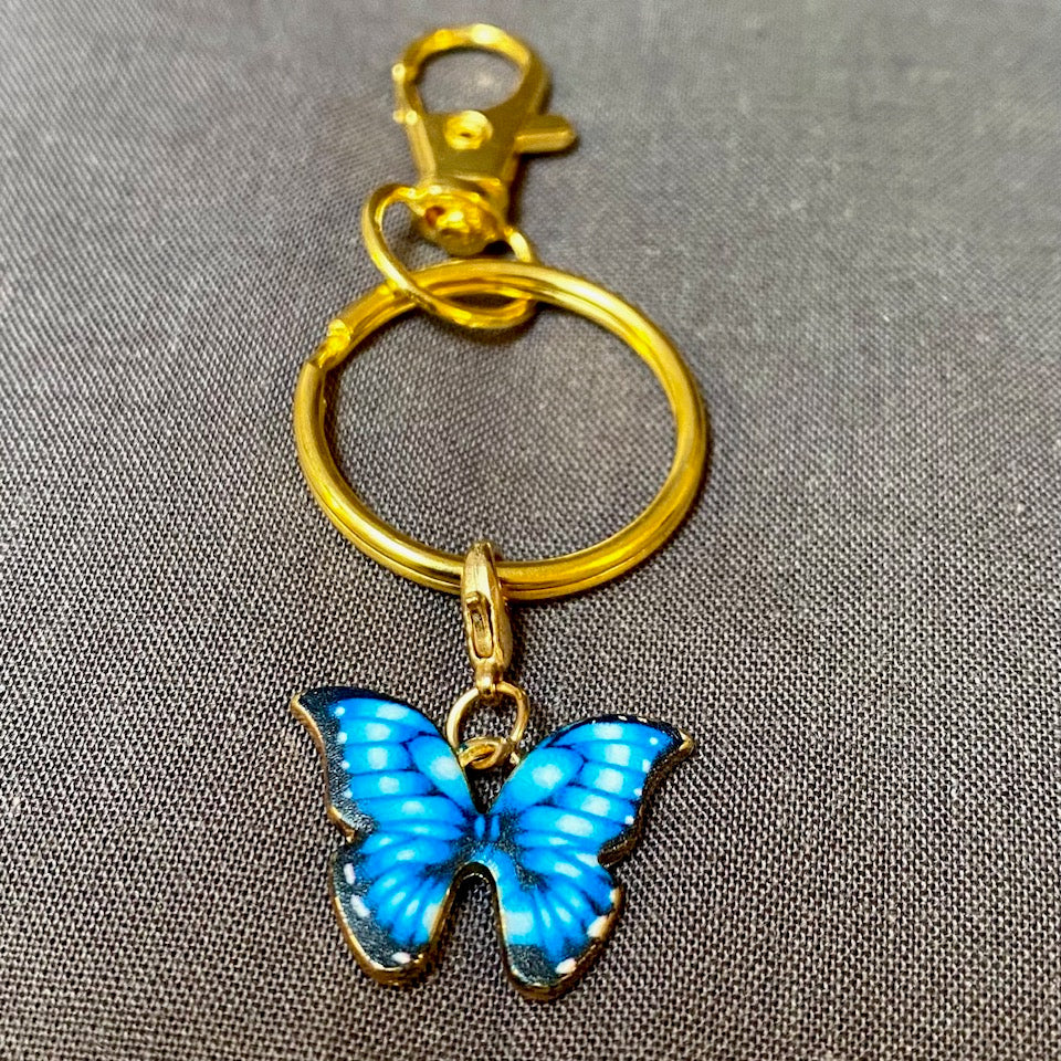 Butterfly Keyring