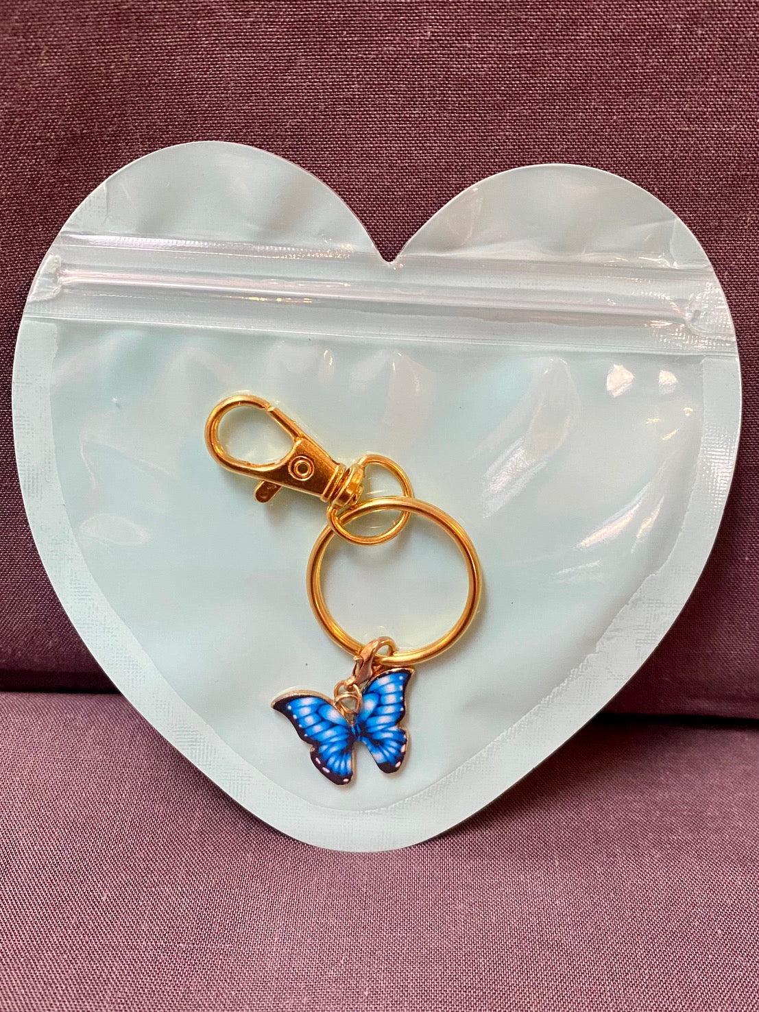 Butterfly Keyring
