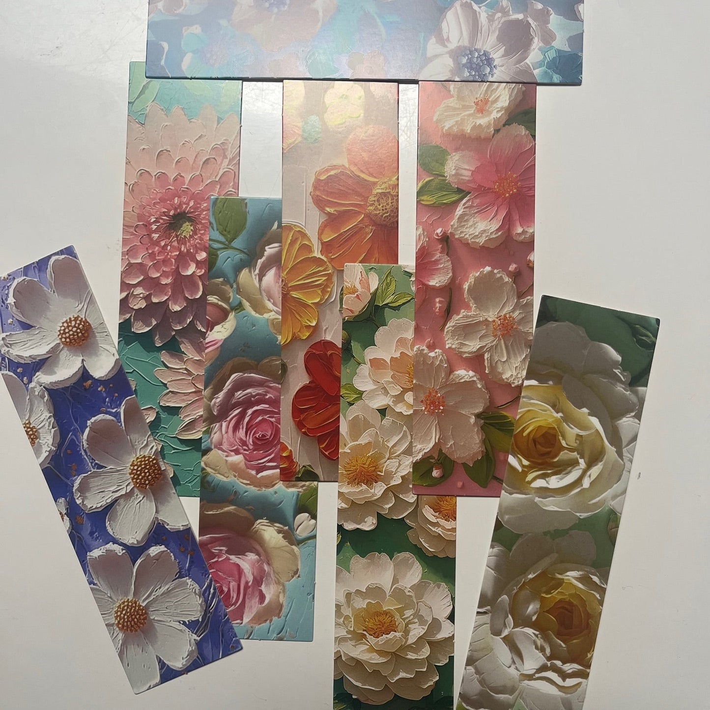 Floral Painting Style Boookmarks