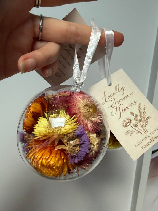 Everlasting Floral Bauble