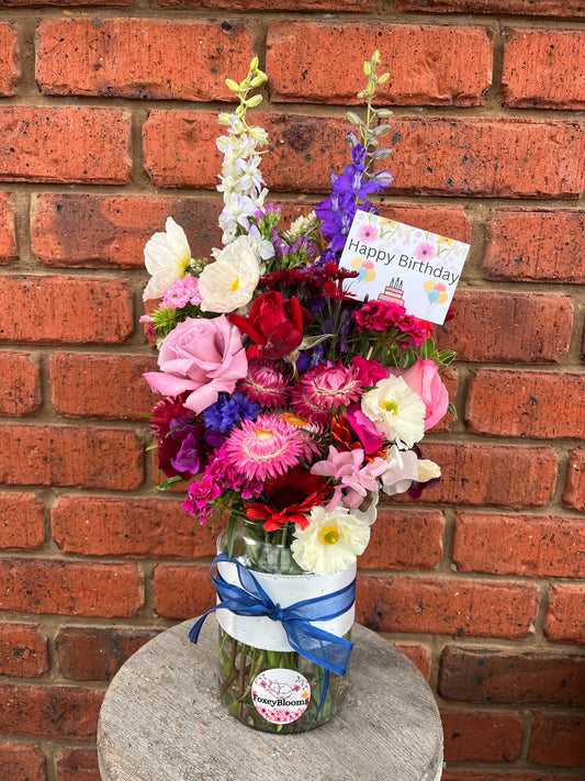 Large Seasonal Birthday Jar