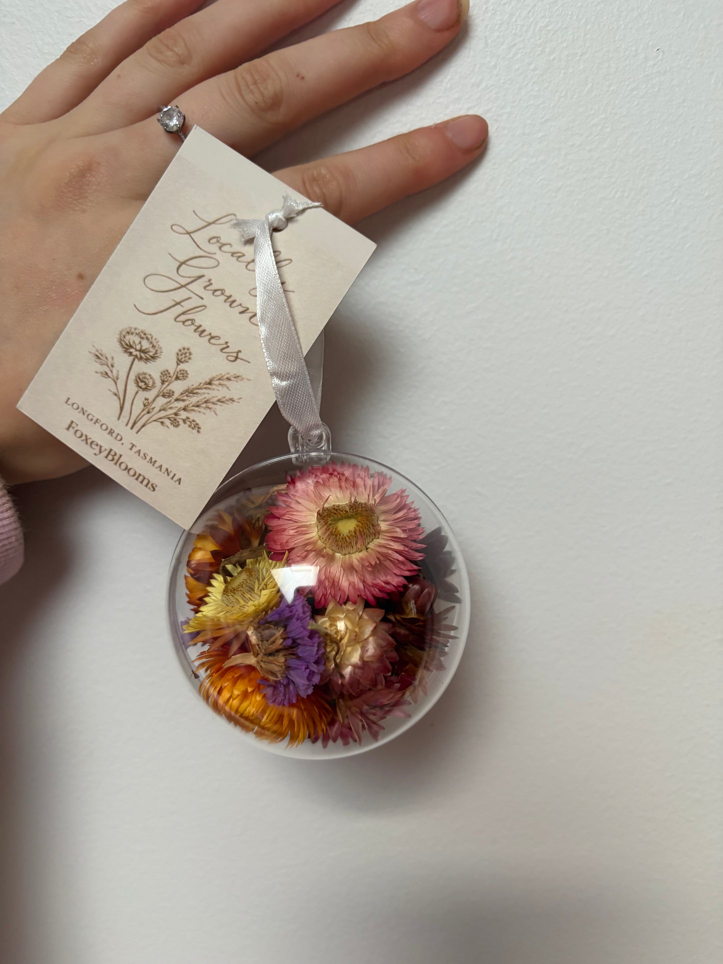 Everlasting Floral Bauble