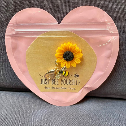 Just Bee Yourself Keyring