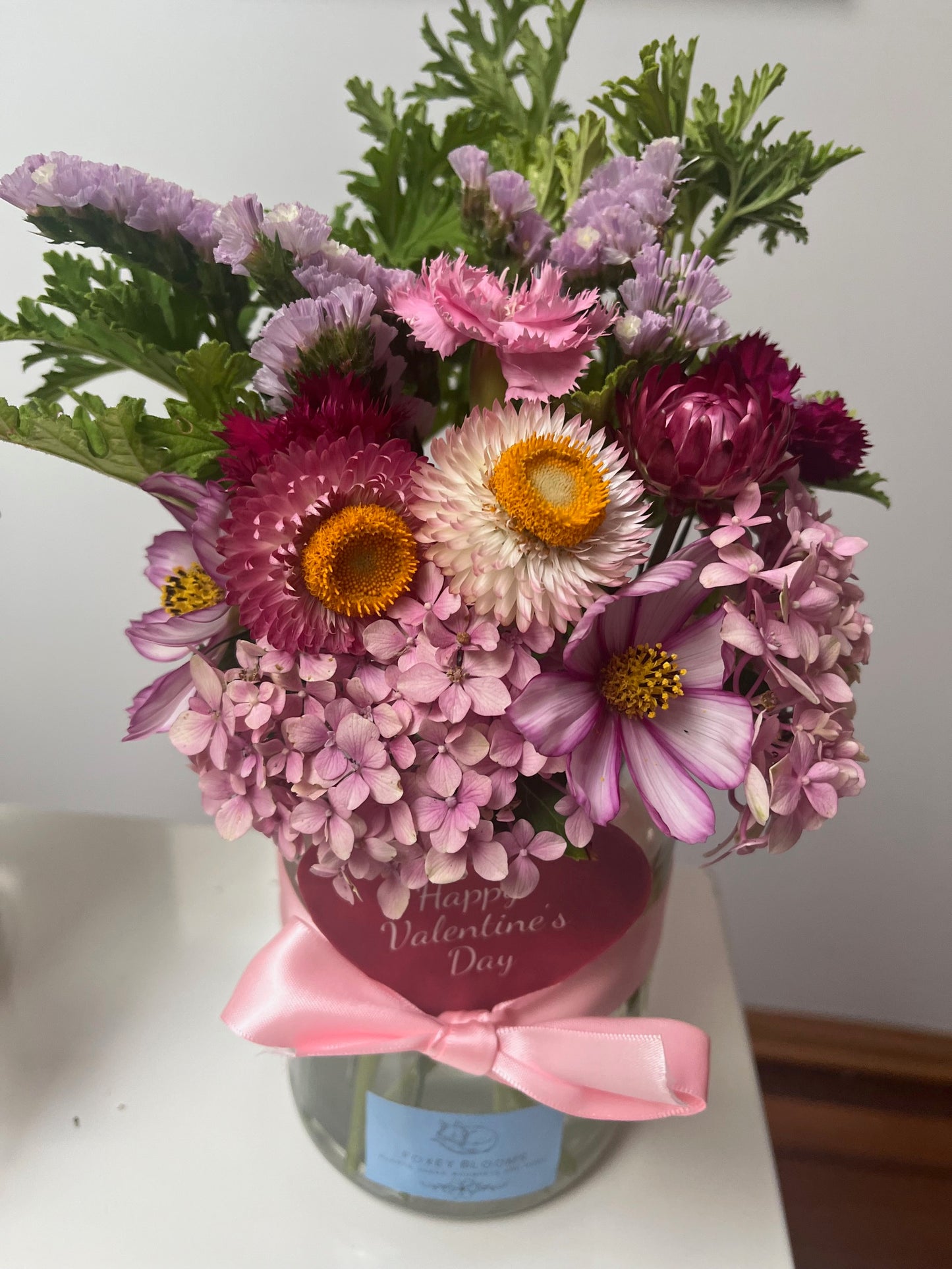 Medium Seasonal Posie Jar