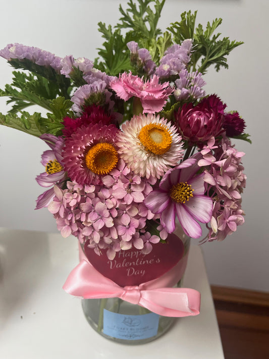 Medium Seasonal Posie Jar