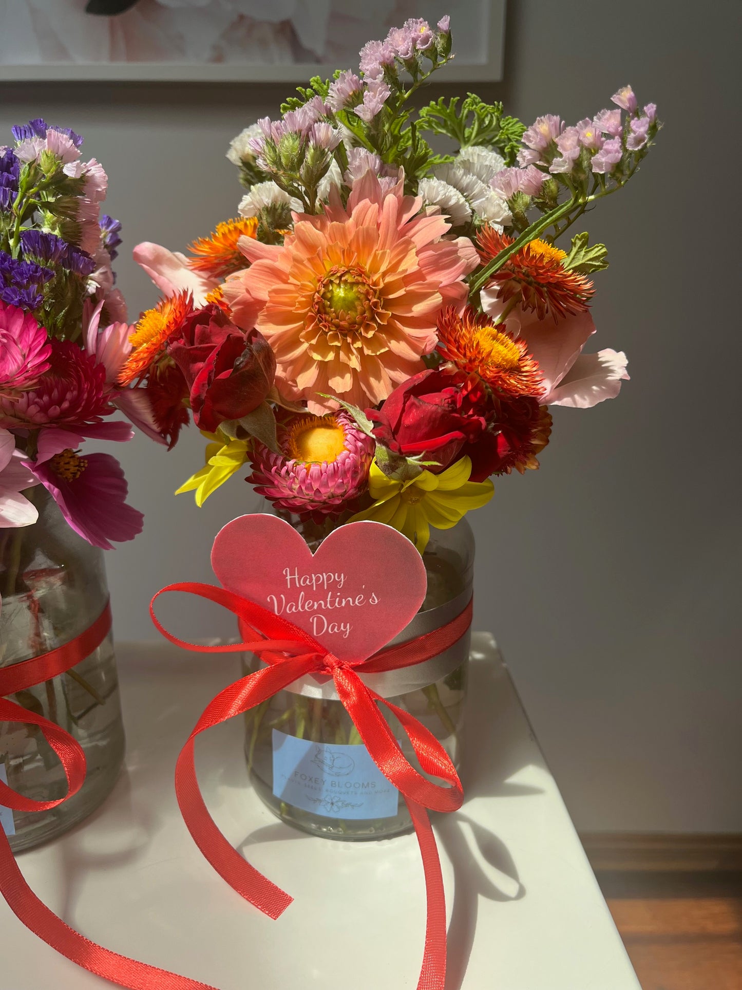 Medium Seasonal Posie Jar