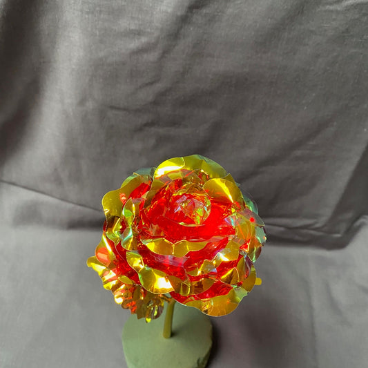 Red Iridescent Forever Rose *Single Rose*