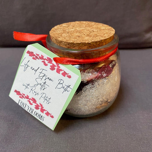 Epsom Salts and Rose Petals Available in 3 scents